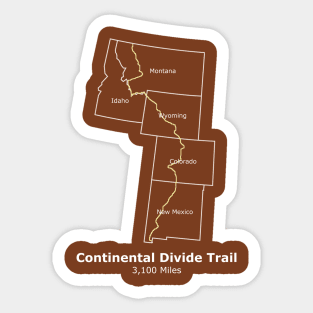 Continental Divide Trail, National Scenic Trail Sticker